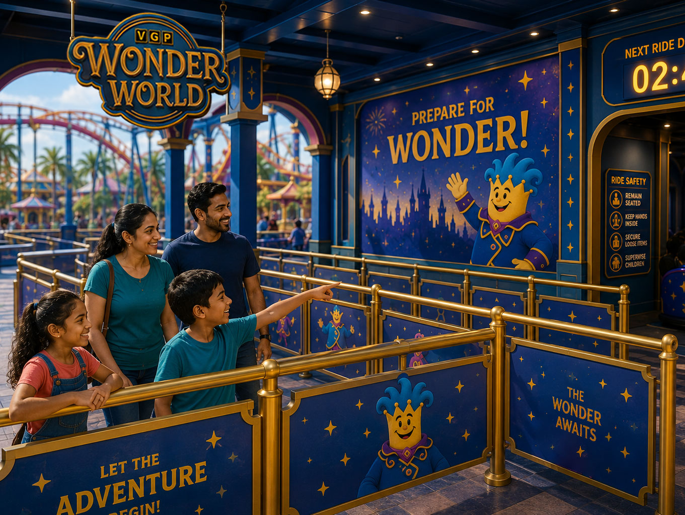 VGP Wonder World queue dividers